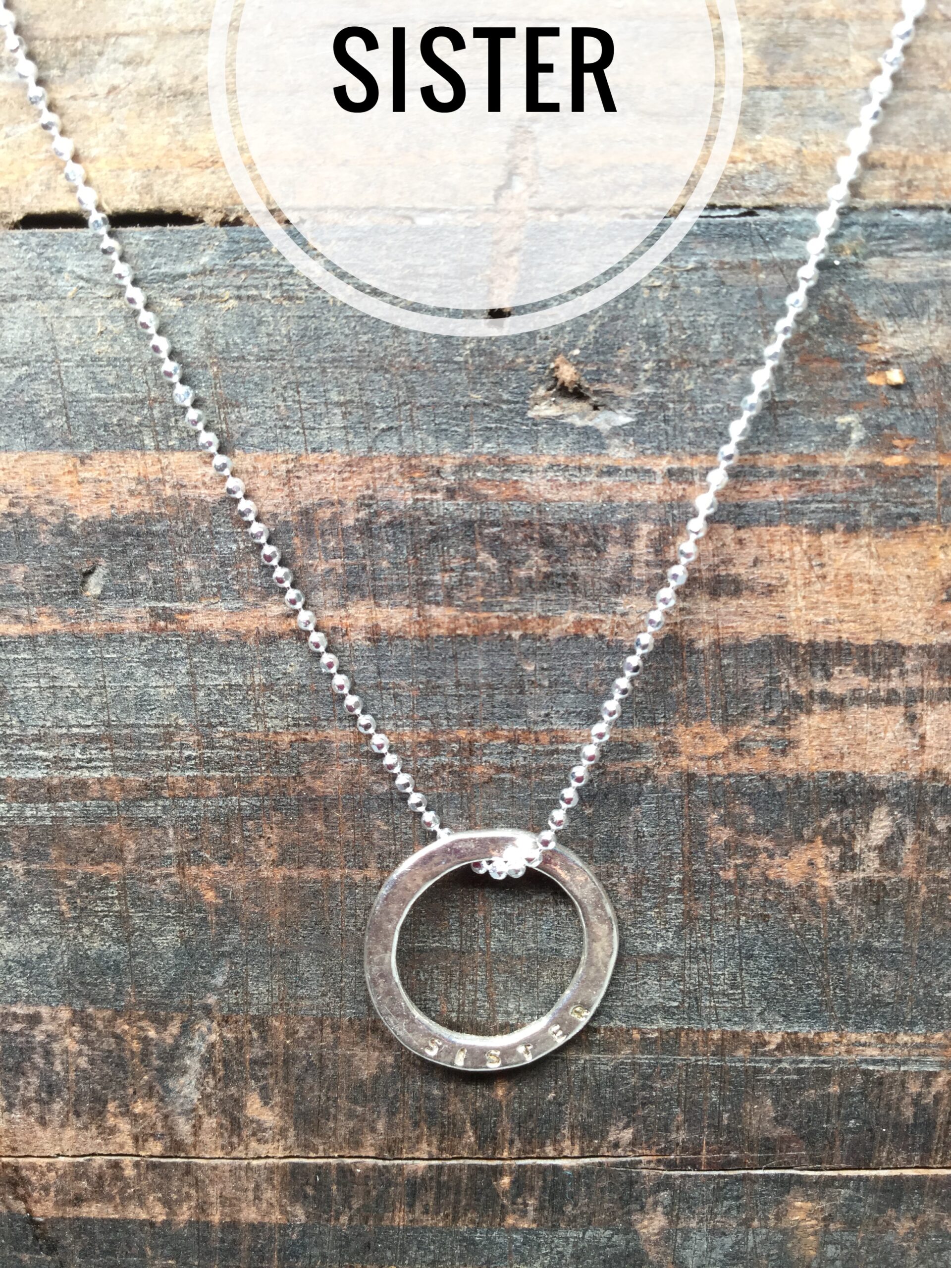 Sterling Silver Necklace Charms, Marlene Hounam: Sister