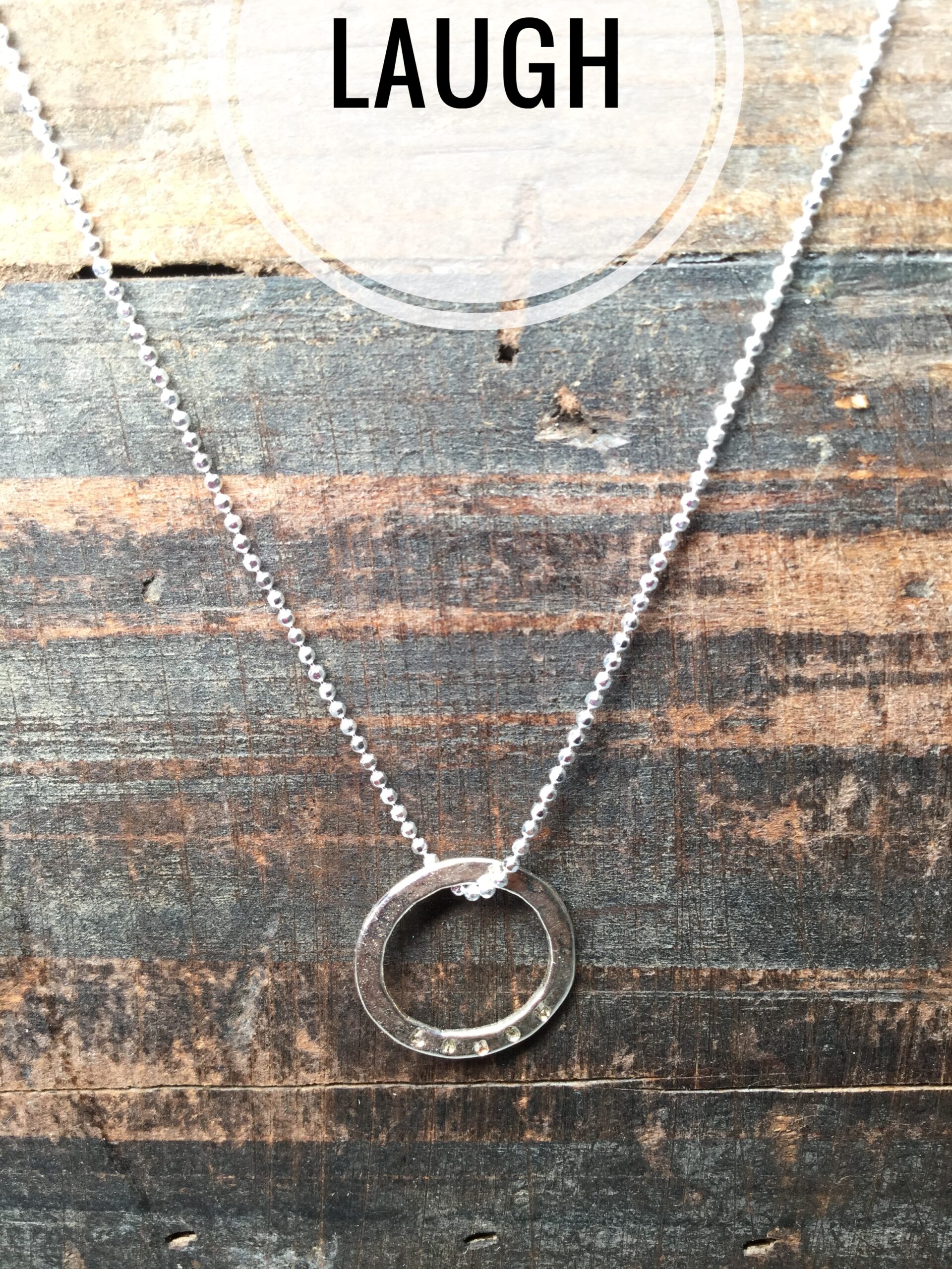 Sterling Silver Necklace Charms, Marlene Hounam: Laugh