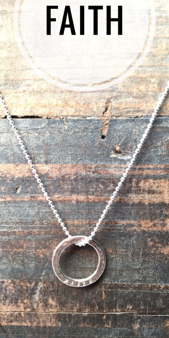 Sterling Silver Necklace Charms, Marlene Hounam: Faith