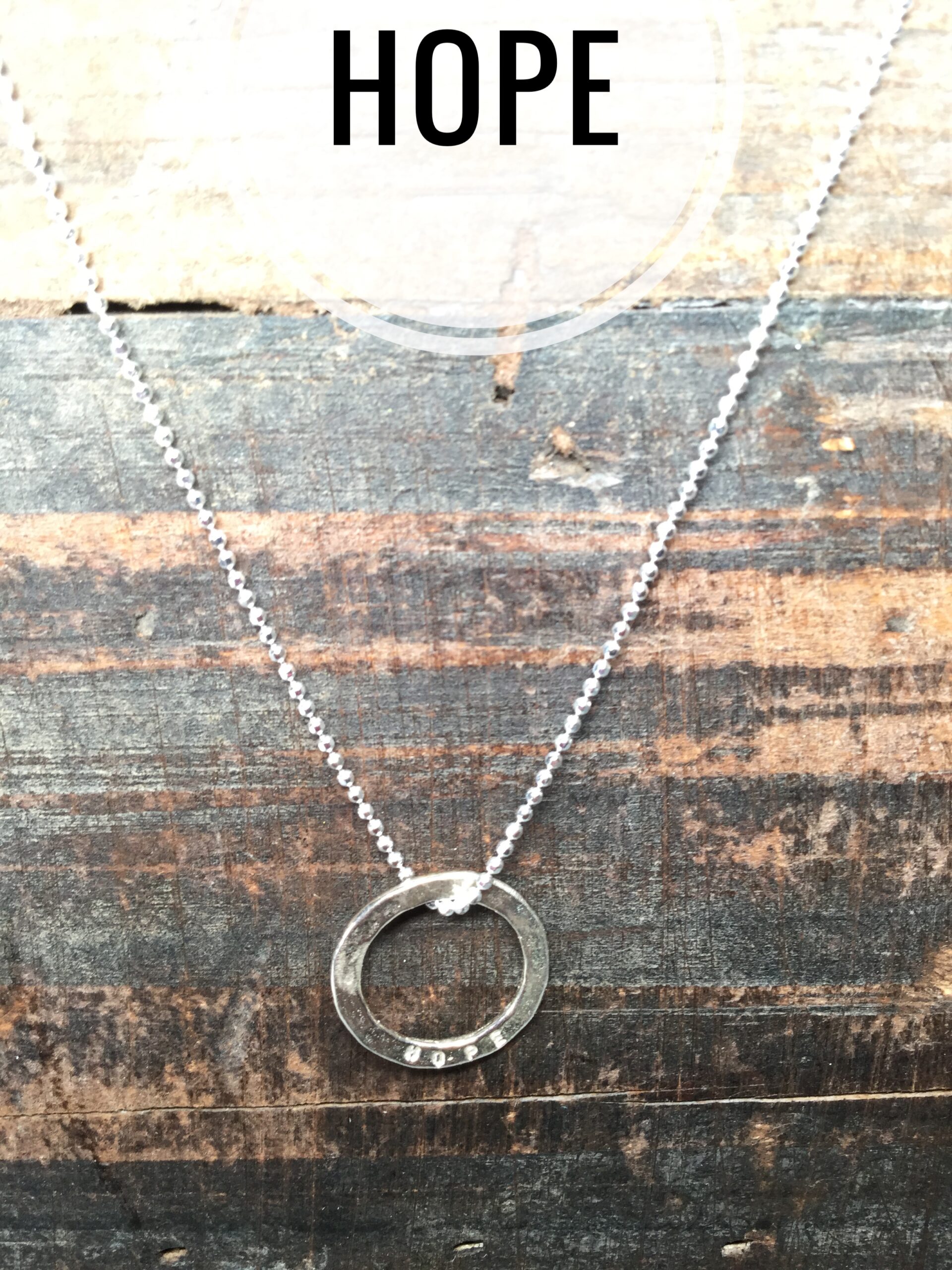 Sterling Silver Necklace Charms, Marlene Hounam: Hope