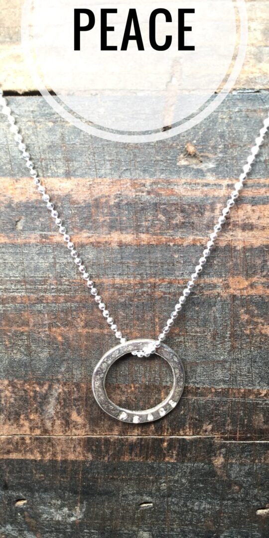 Sterling Silver Necklace Charms, Marlene Hounam: Peace