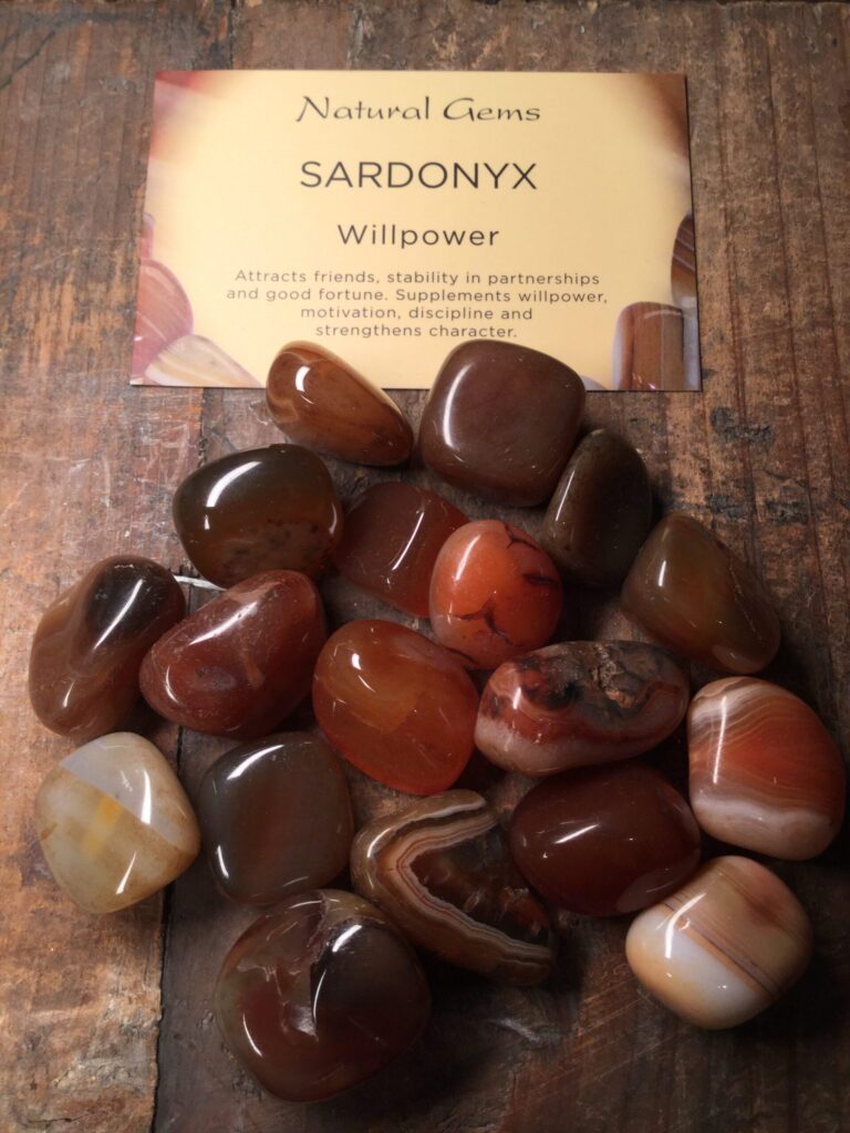 Crystal, healing, stones, spiritual, Sardonyx, willpower