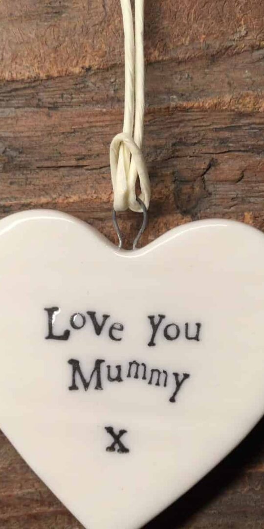 East of India Heart 'Love You Mummy'