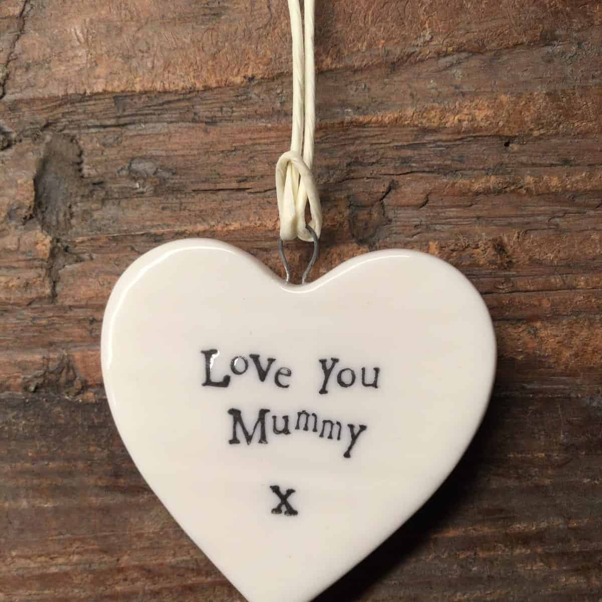 East of India Heart 'Love You Mummy'