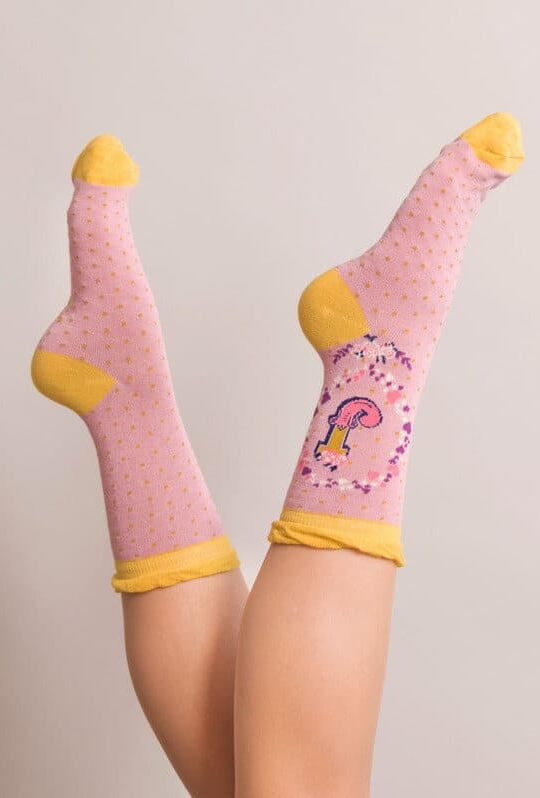 Alphabet Ankle Sock