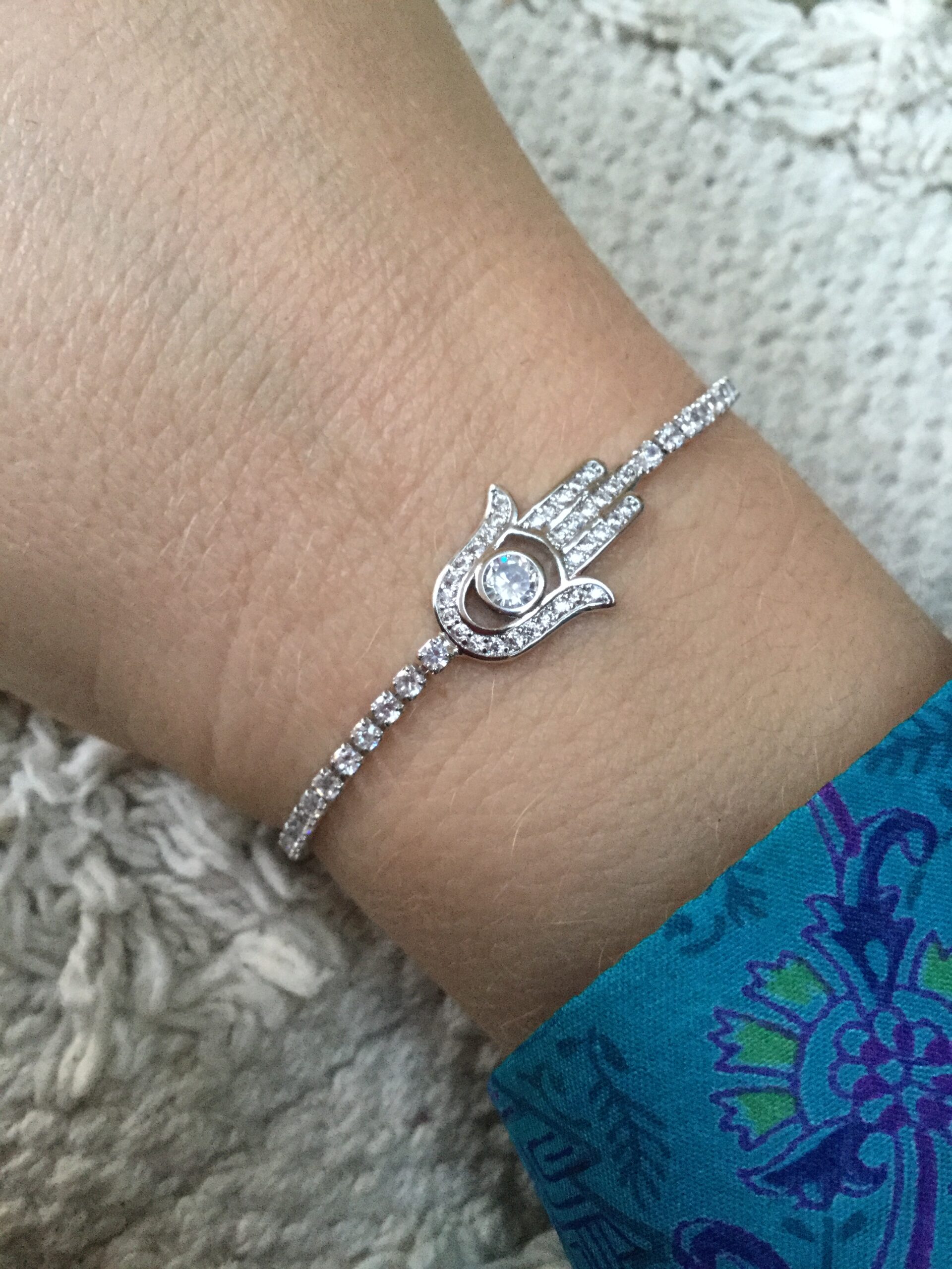 Hamsa-Hand-Slider-Bracelet