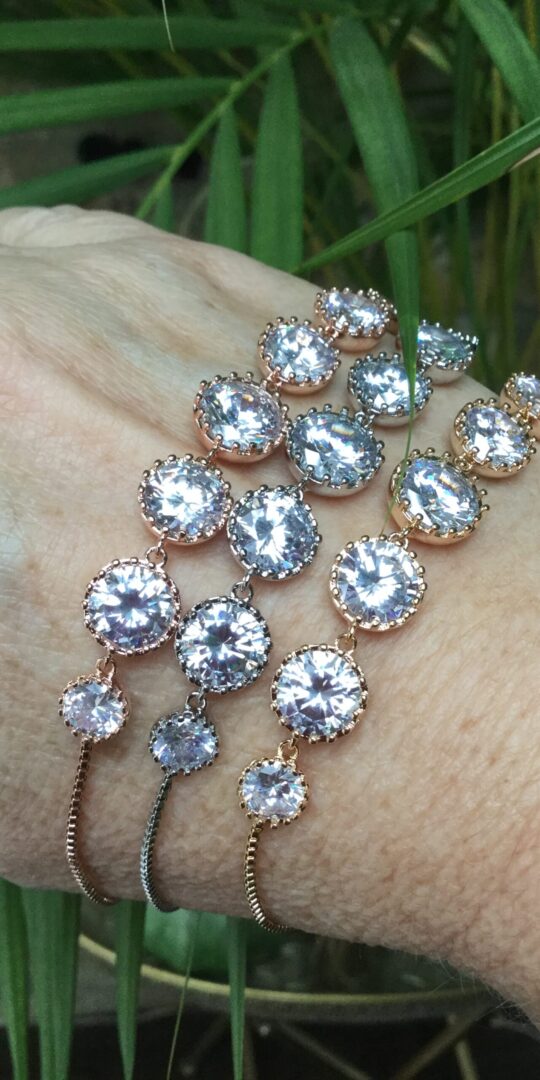 Crystal-Silver-Plate-Slider-Bracelet