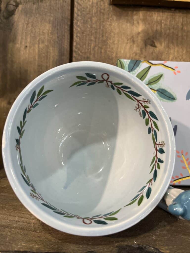 Secret Garden Bird Porcelain Cup
