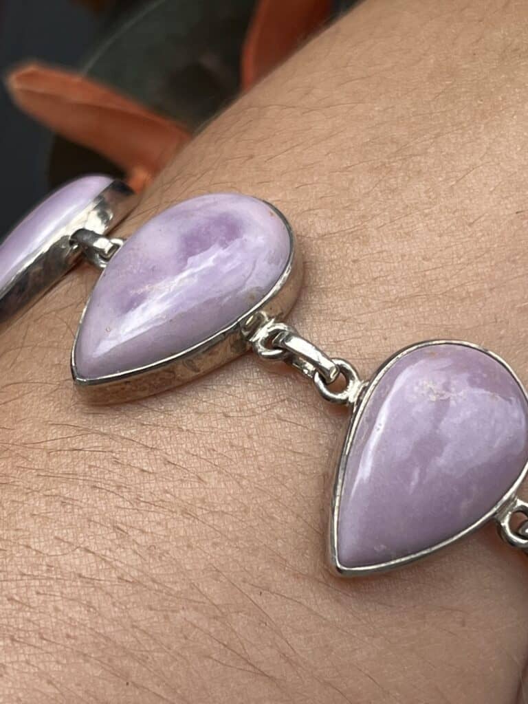 Phosphosiderite Sterling Silver Bracelet