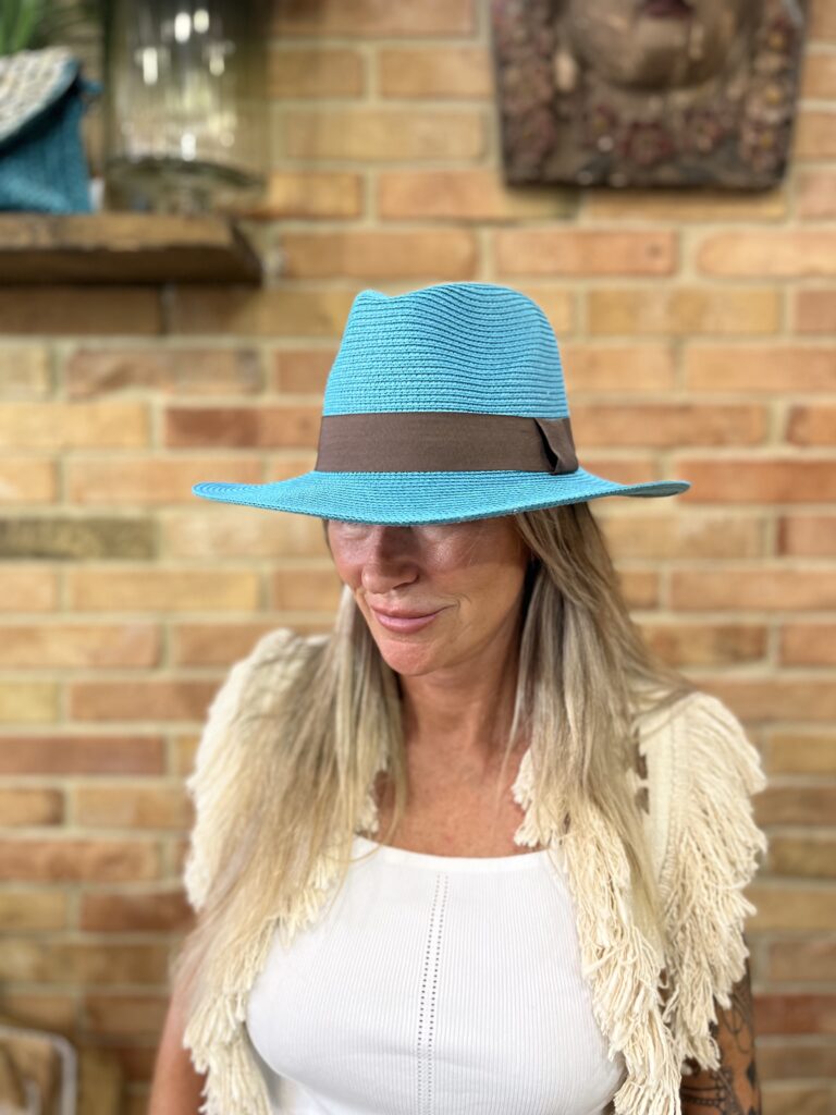Venice Panama hat Turquoise