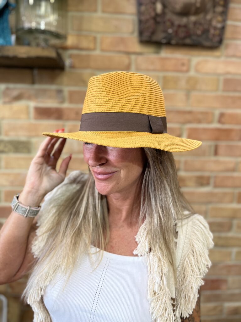Venice Panama hat Mustard