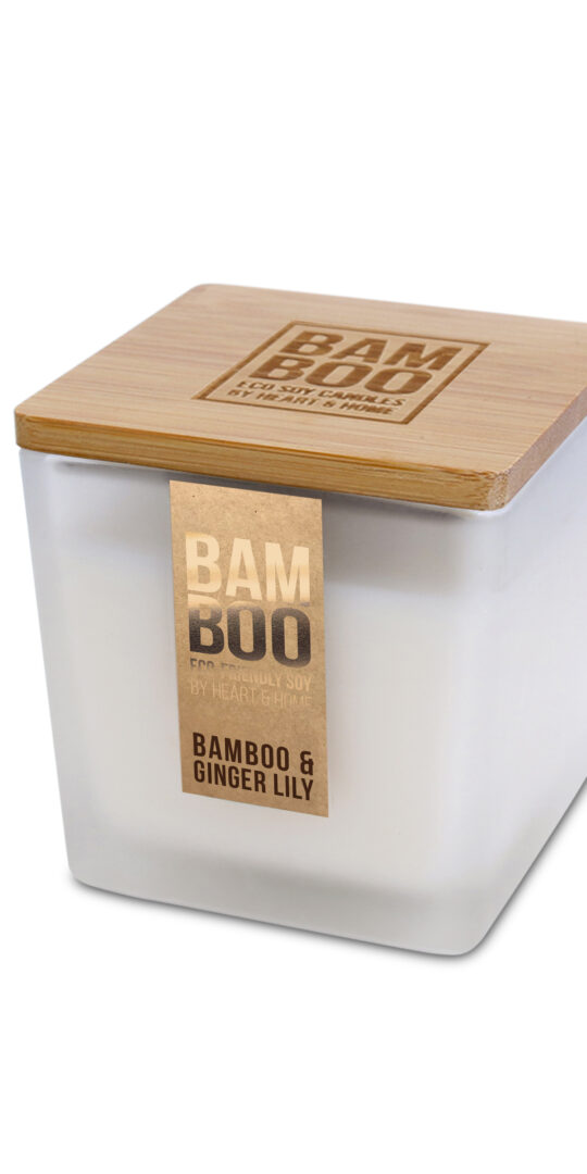 Bamboo Candle Bamboo and Ginger Lilly