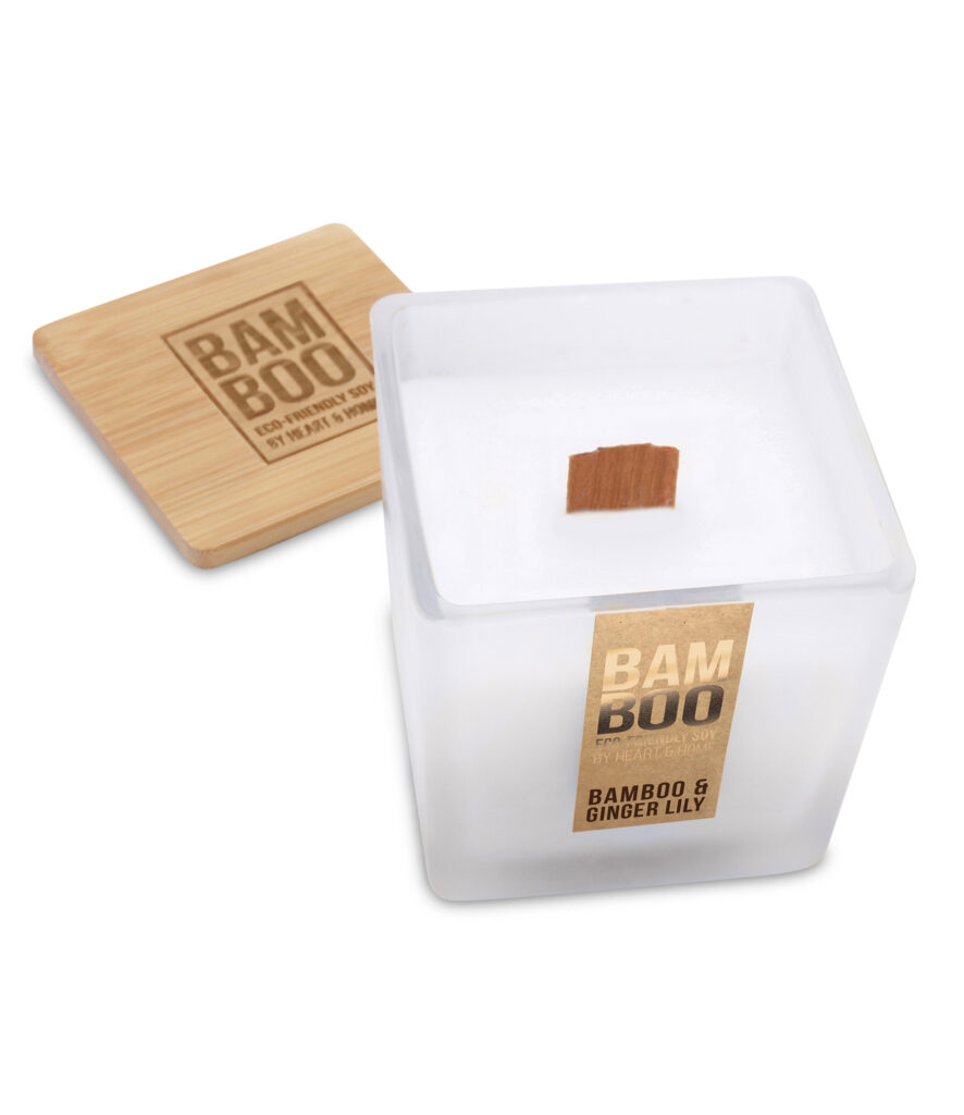 Bamboo Candle Bamboo and Ginger Lilly