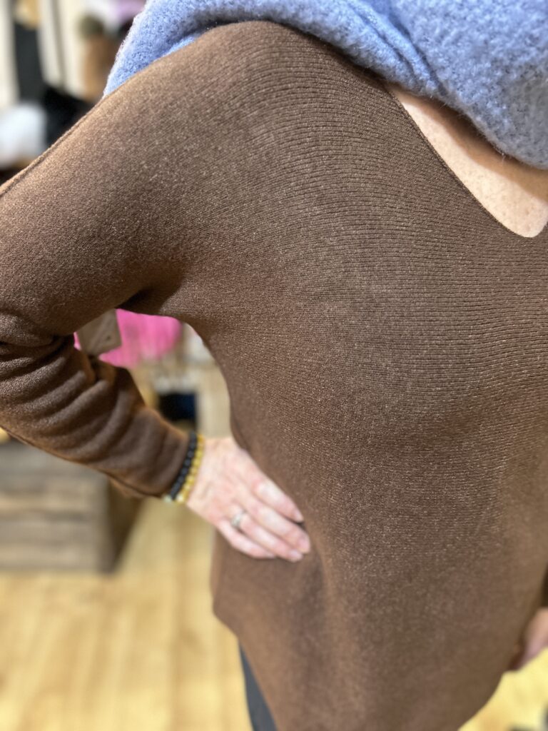 Beatrice Super Soft Fitted V Neck Jumper