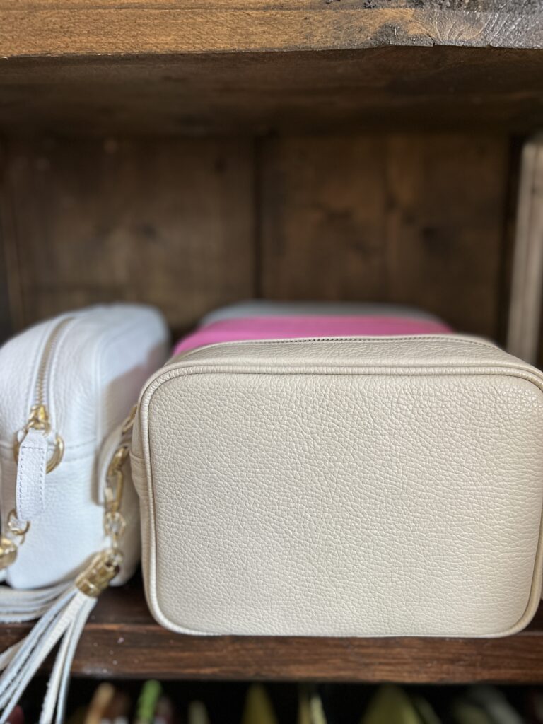 Lucy leather bag. Oatmeal.