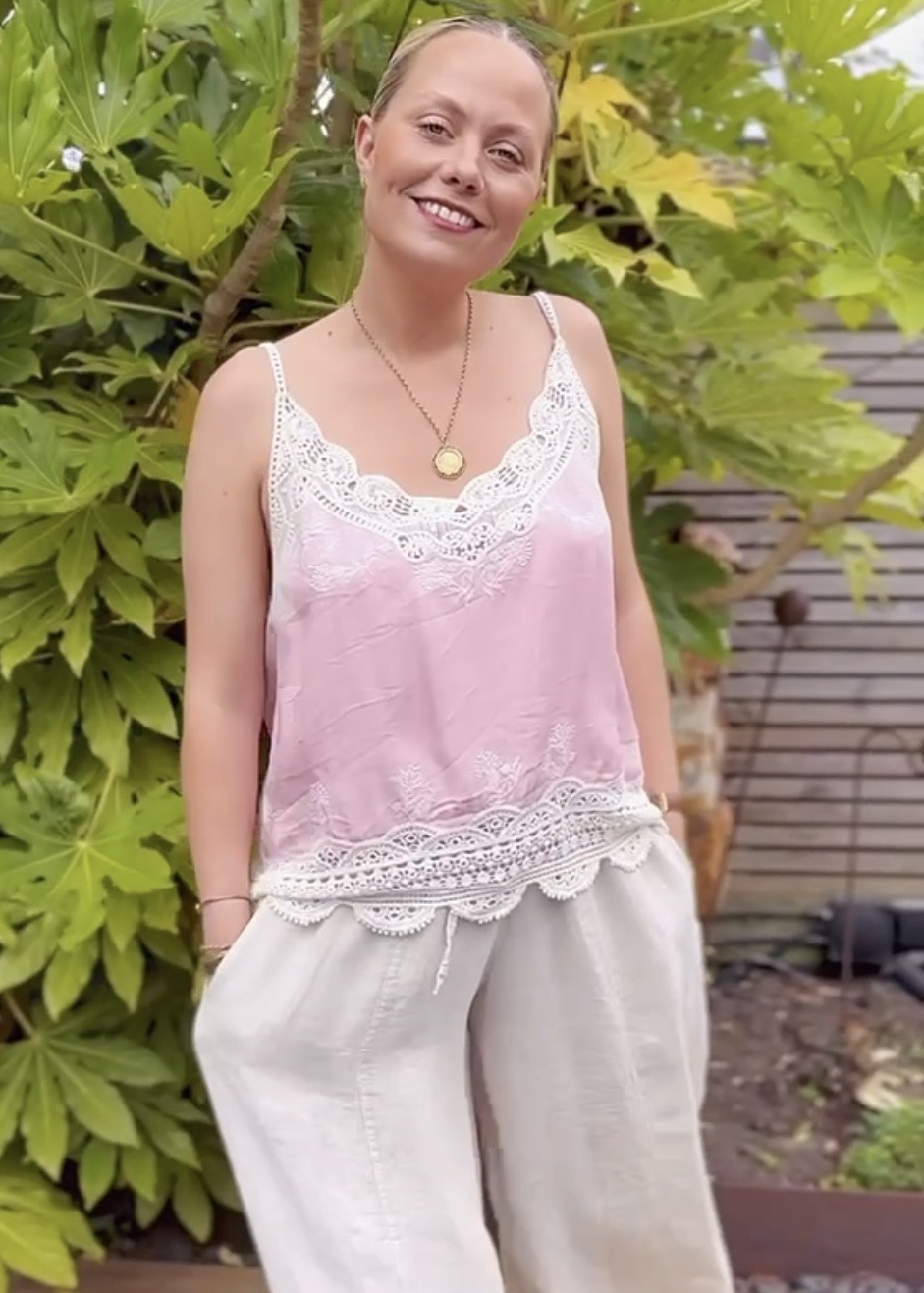Sienna Lacey cotton cami top