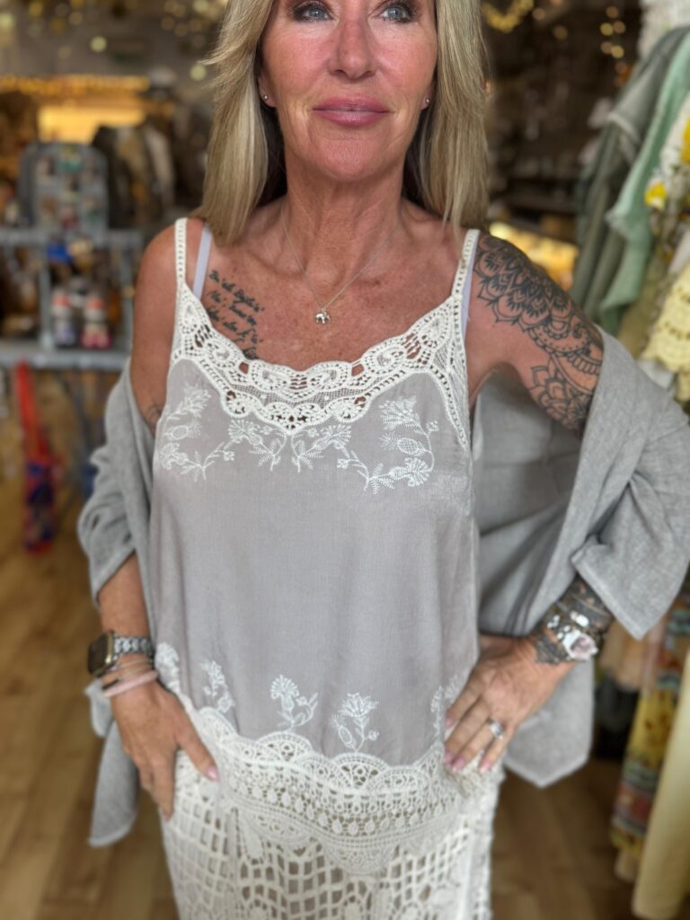 Sienna Top with embroidery