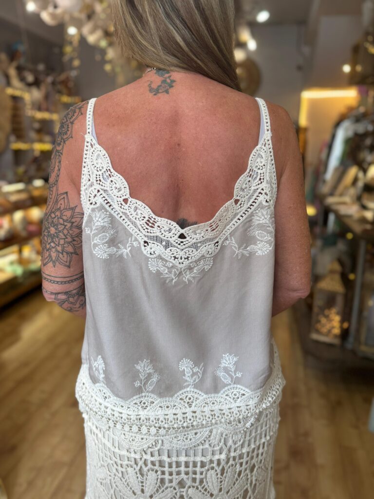 Sienna Top with embroidery