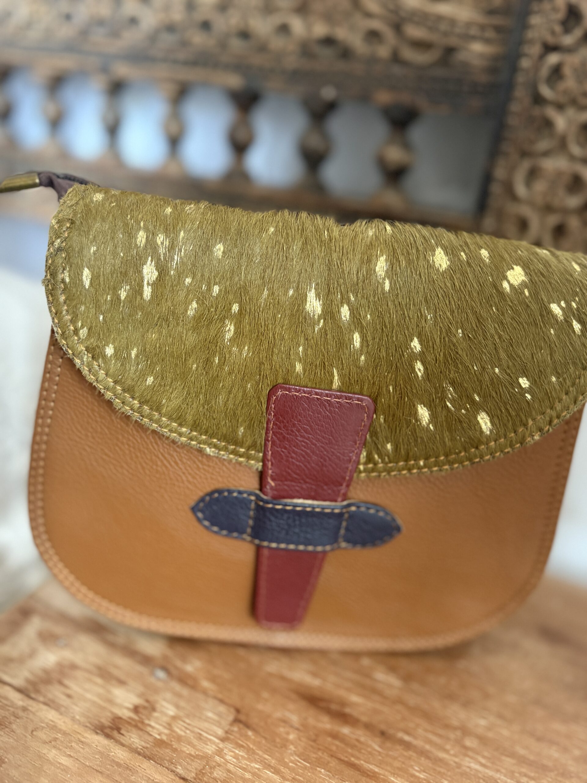 Tariffa Reversible Leather Bag