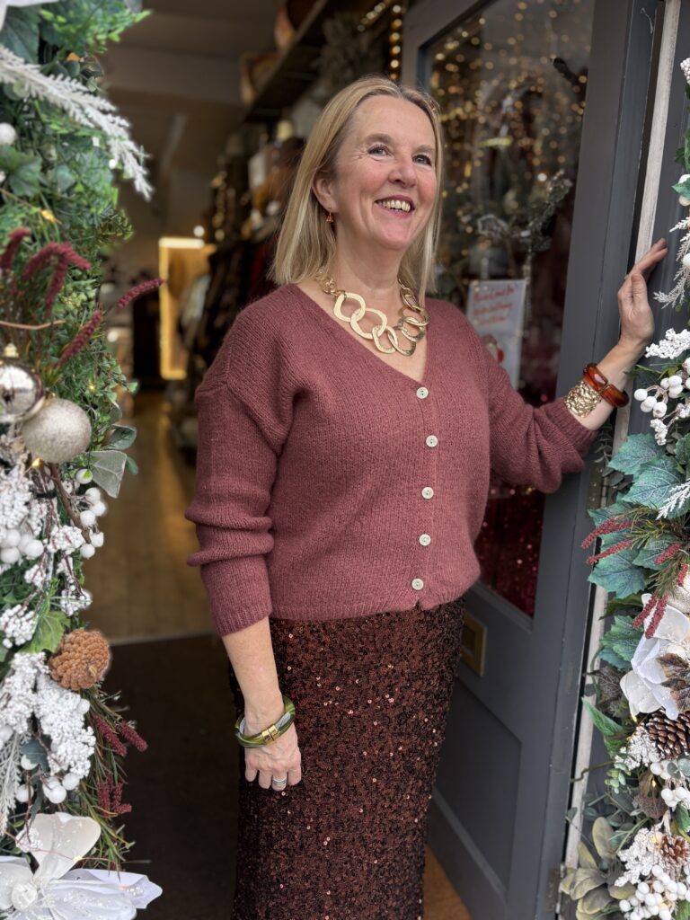 Stag Wool Mix Cardigan