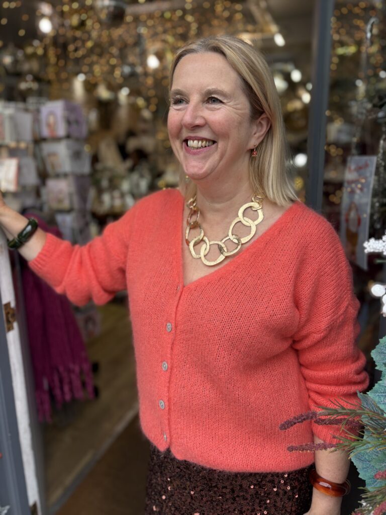 Stag Wool Mix Cardigan