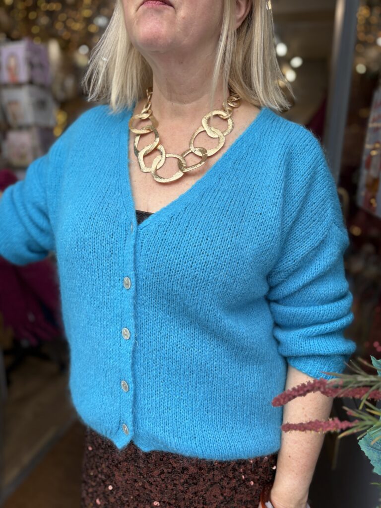Stag Wool Mix Cardigan