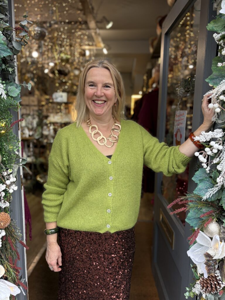 Stag Wool Mix Cardigan