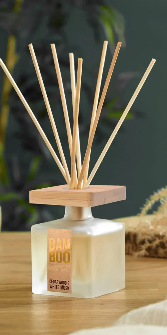 Bamboo Fragrance Diffuser | Cedarwood & White Musk