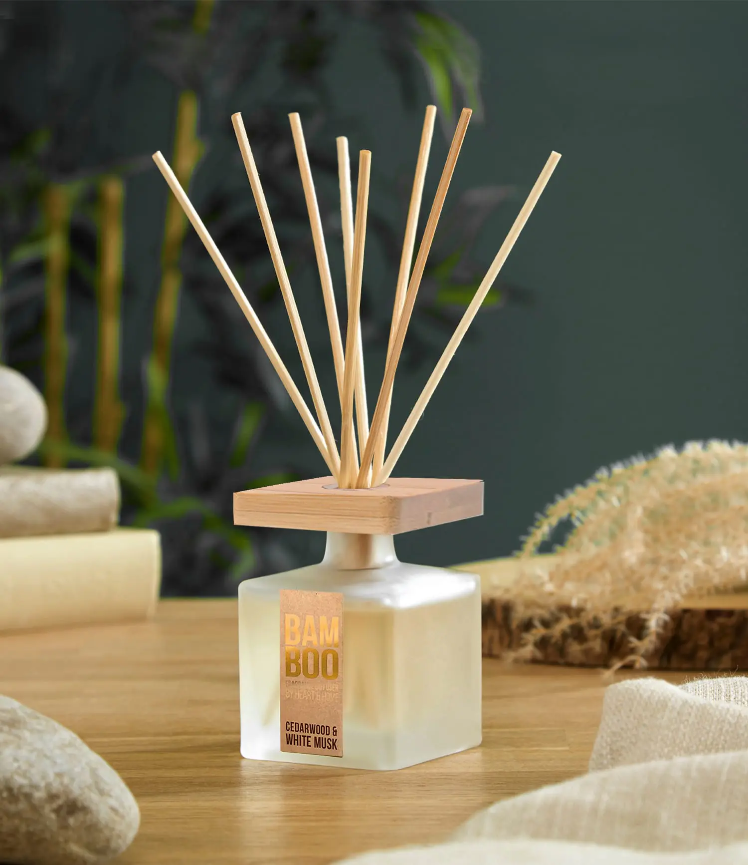 Bamboo Fragrance Diffuser | Cedarwood & White Musk