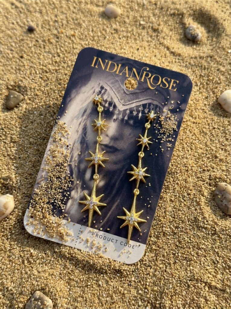 Star Drop Earrings