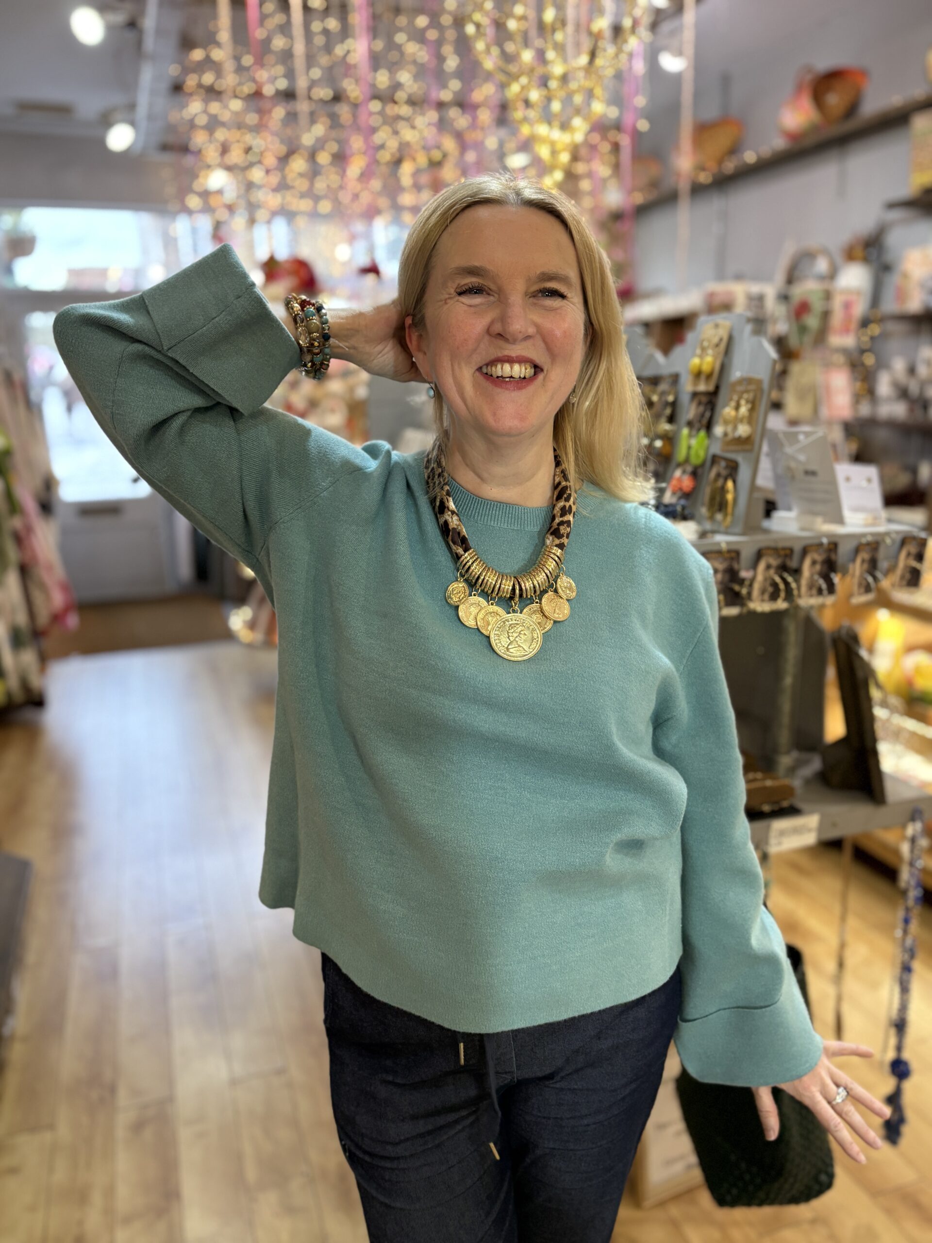 Belle wide Sleeve Jumper