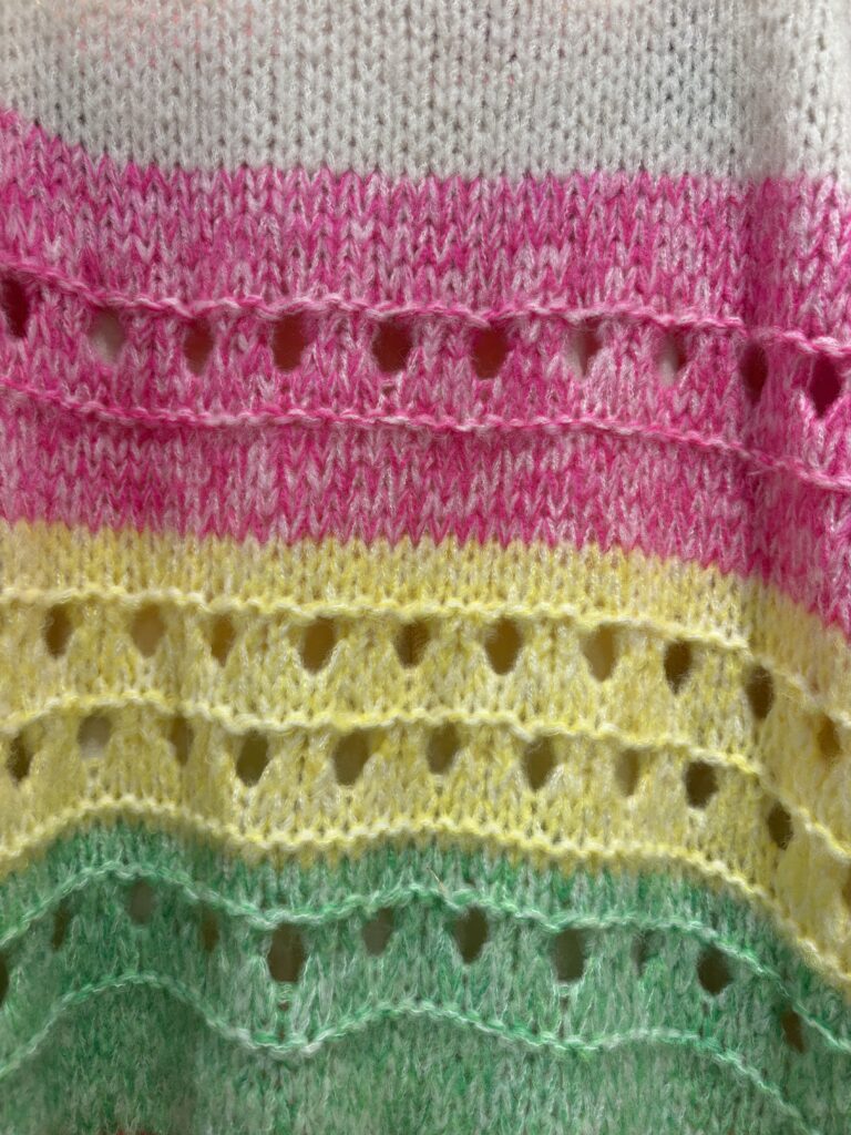 Lena Slouchy Jumper - Cream Neon