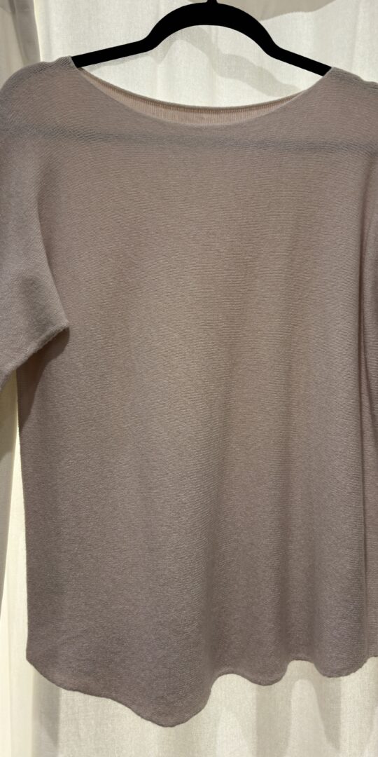 Trent scoop neck jumper oat