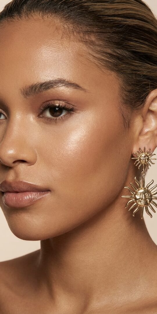 Golden Sun Earrings