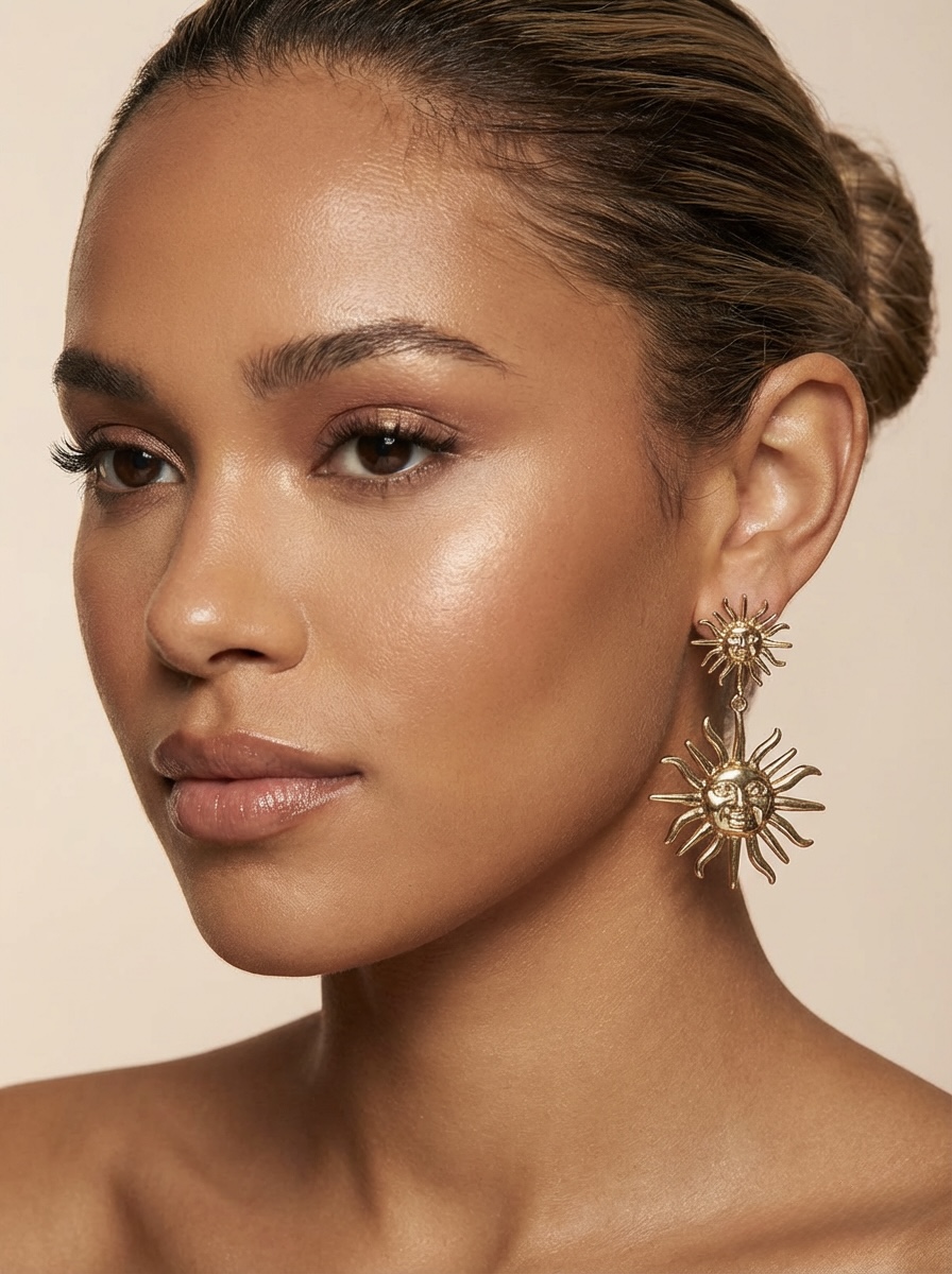 Golden Sun Earrings