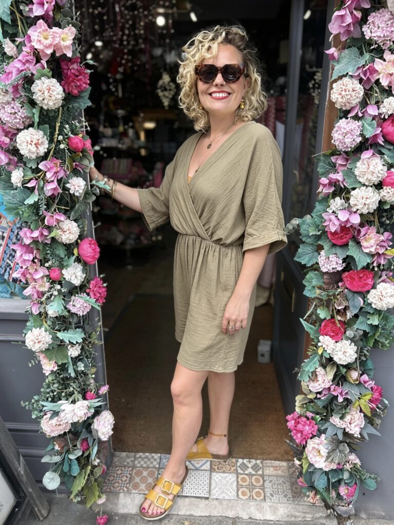 Jamie Romper Shorts all in one mocha