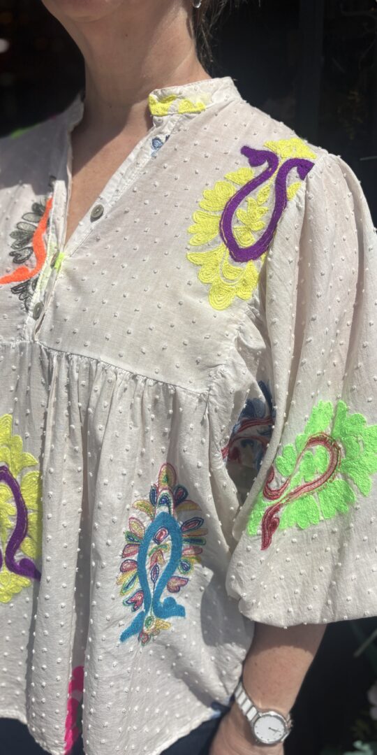 Luna blouse latte