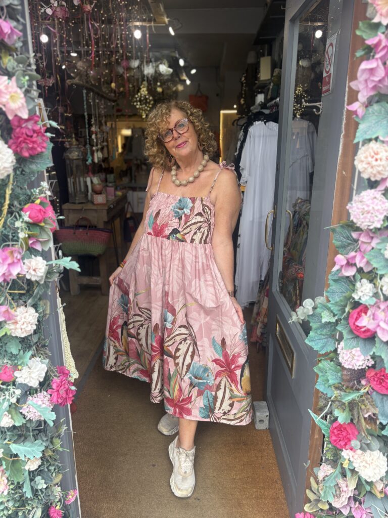 Lulu floral dress in Pink