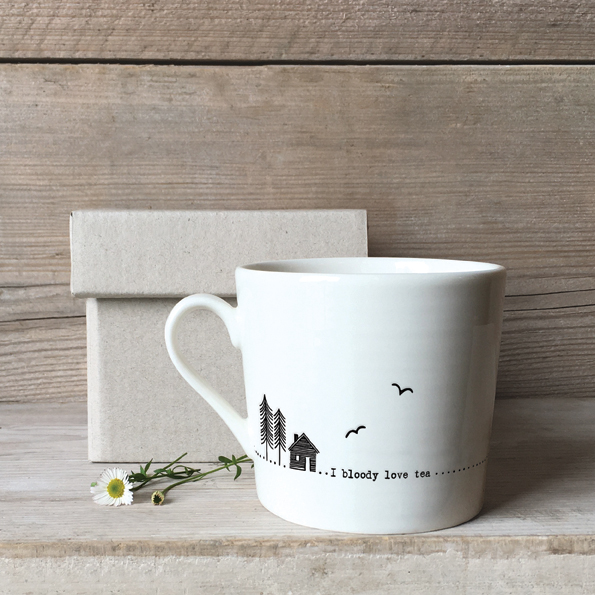 bloody love tea mug