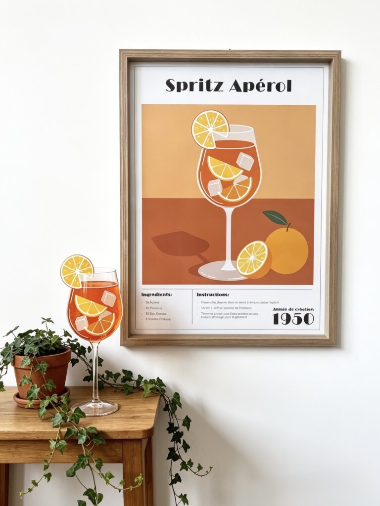Aperol wall art