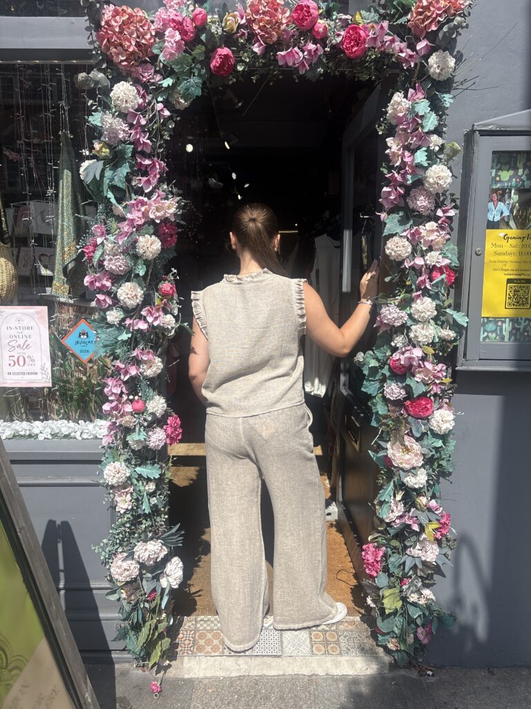 Aria trousers pebble