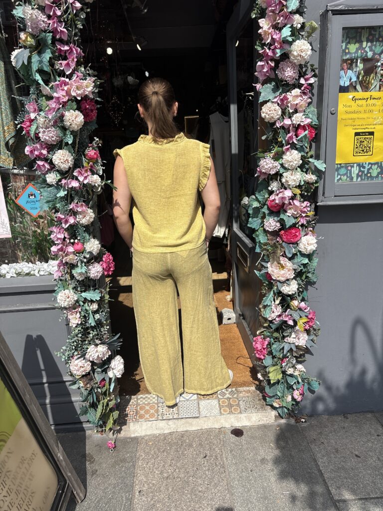Aria trousers burnt citrus