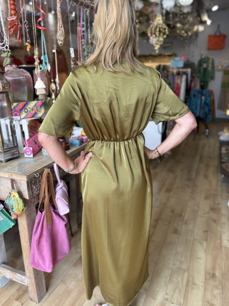 Pauline Silky Knot Dress - Various Colours