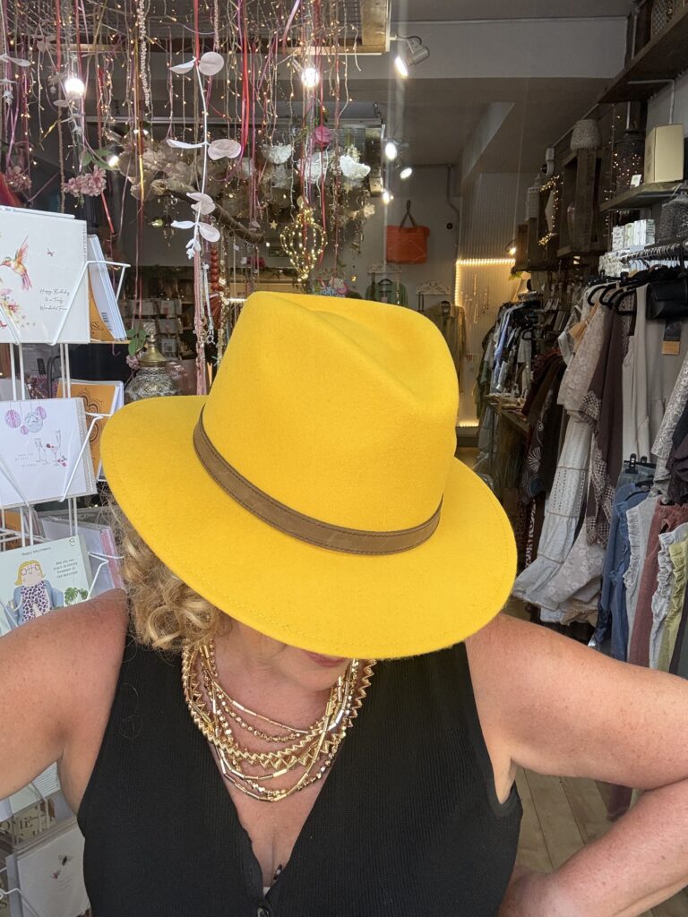 Fedora Wool Yellow