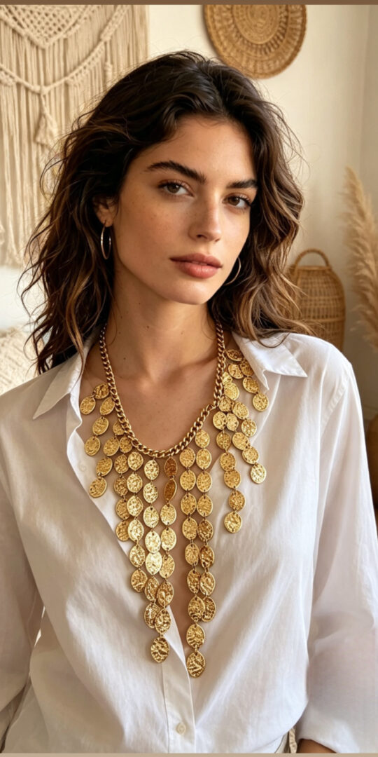 Athena Coin necklace