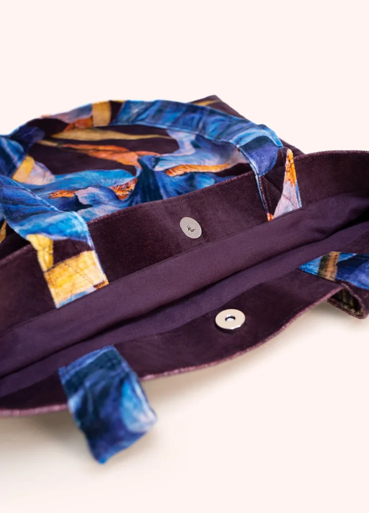 Velvet Tote - Iris by Powder