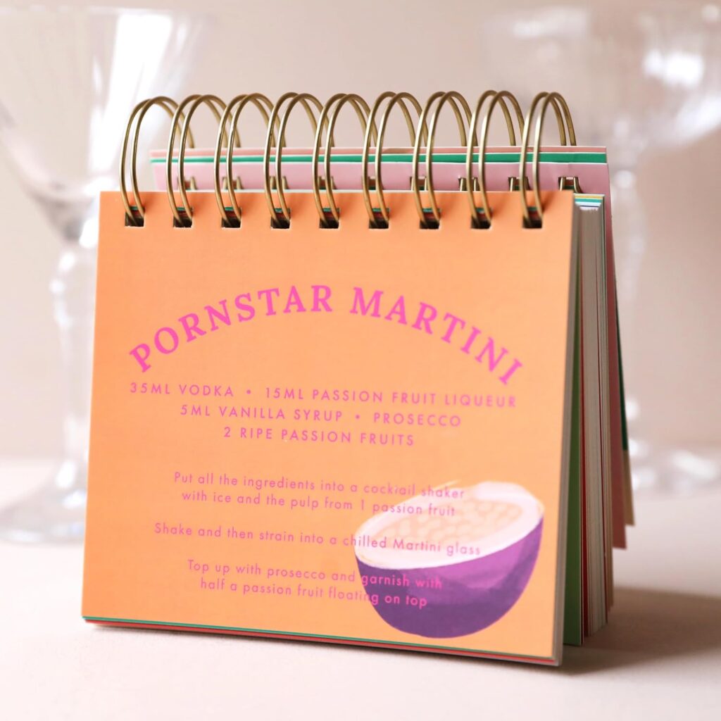Cocktail Recipe Flip Chart